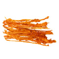 BluZone Pets Turkey Tendon Flossies for dogs — single-source natural turkey tendon dental chews, flat ribbon shape for between-teeth cleaning, 8 oz value bag
